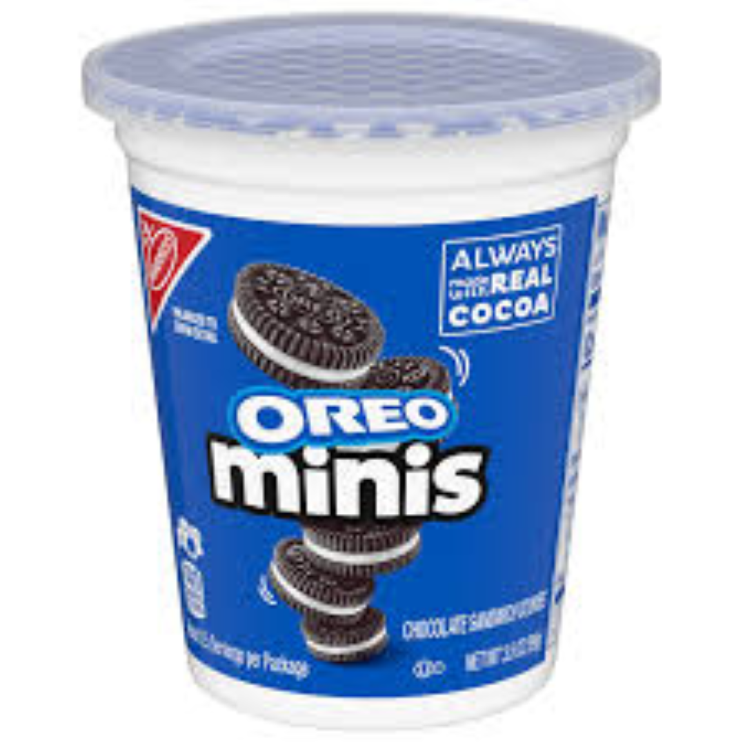 OREO MINI CUP CHOCOLATE SANDWICH COOKIES 61.3G